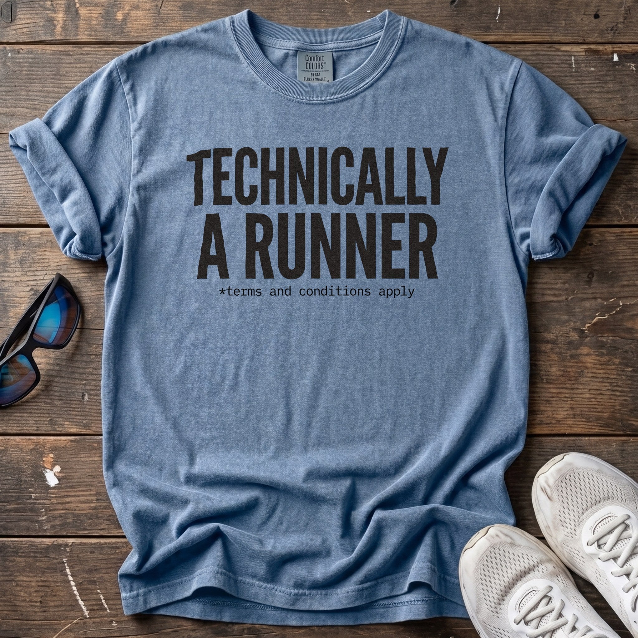 Technically a Runner Tee — Blue Jean