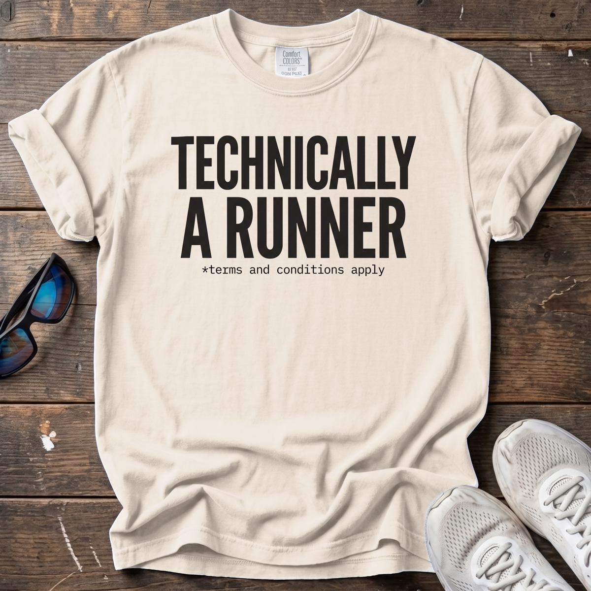 Technically a Runner Tee — Ivory