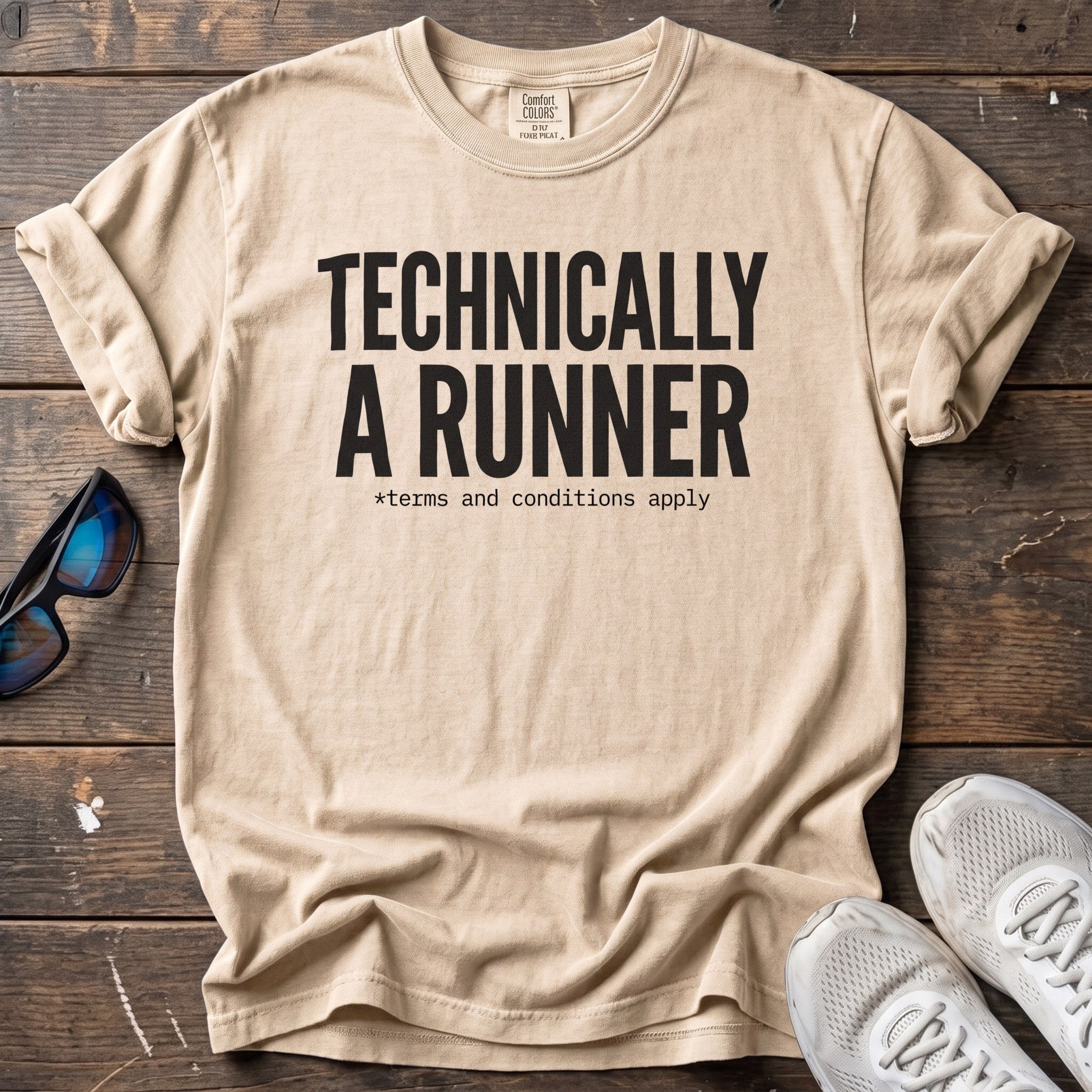 Technically a Runner Tee — Ivory