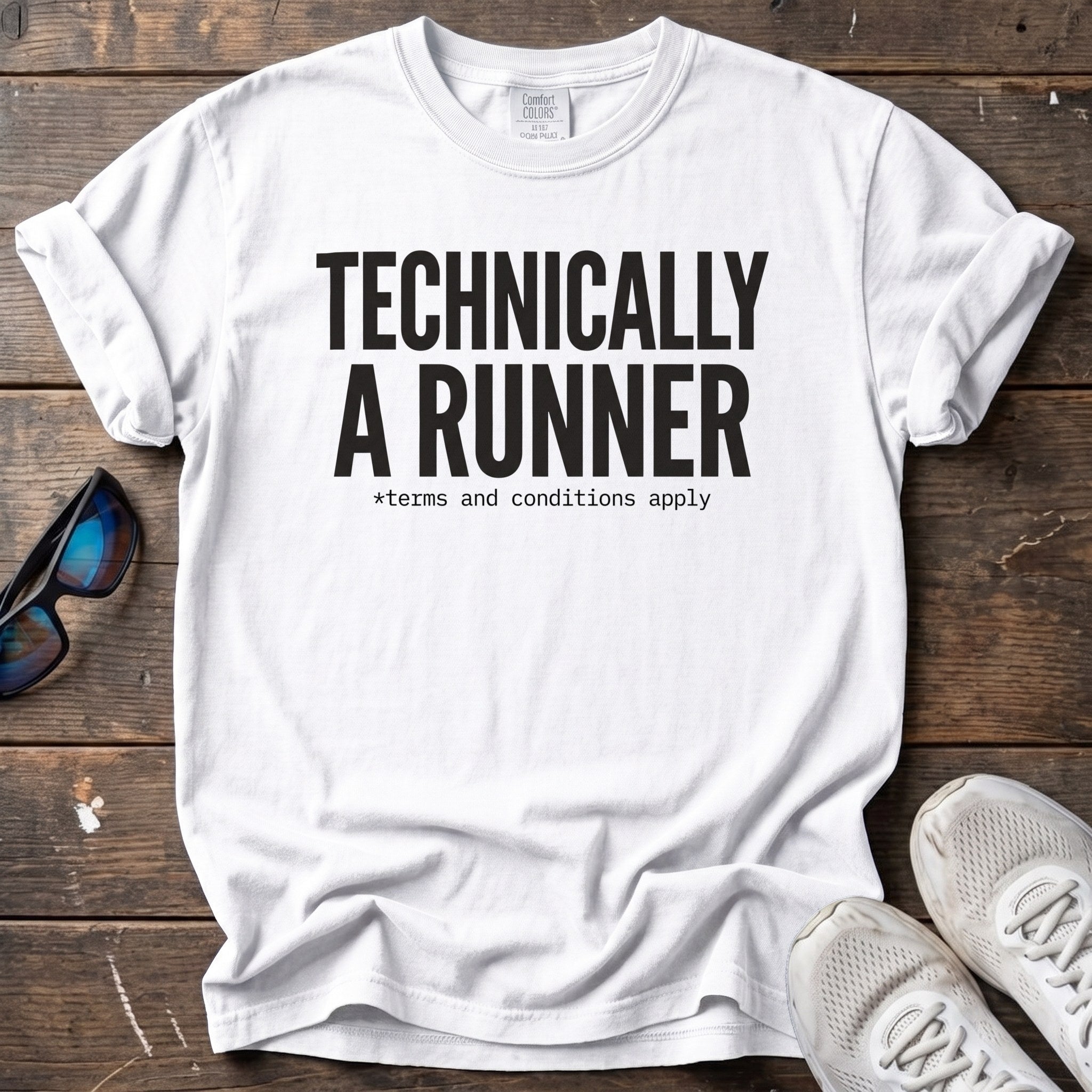 Technically a Runner Tee — White