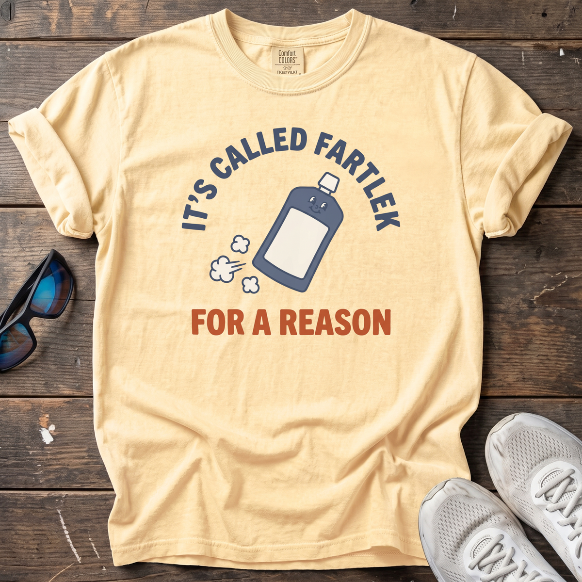 Called Fartlek For A Reason Tee — Butter