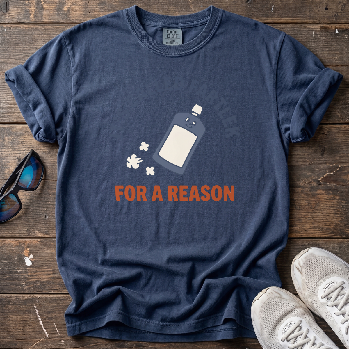 Called Fartlek For A Reason Tee — True Navy