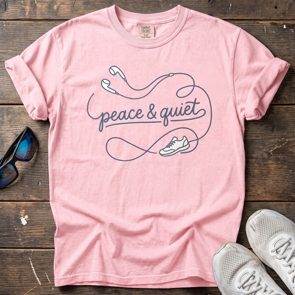 Peace and Quiet Tee — Blossom