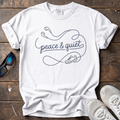 Peace and Quiet Tee — White