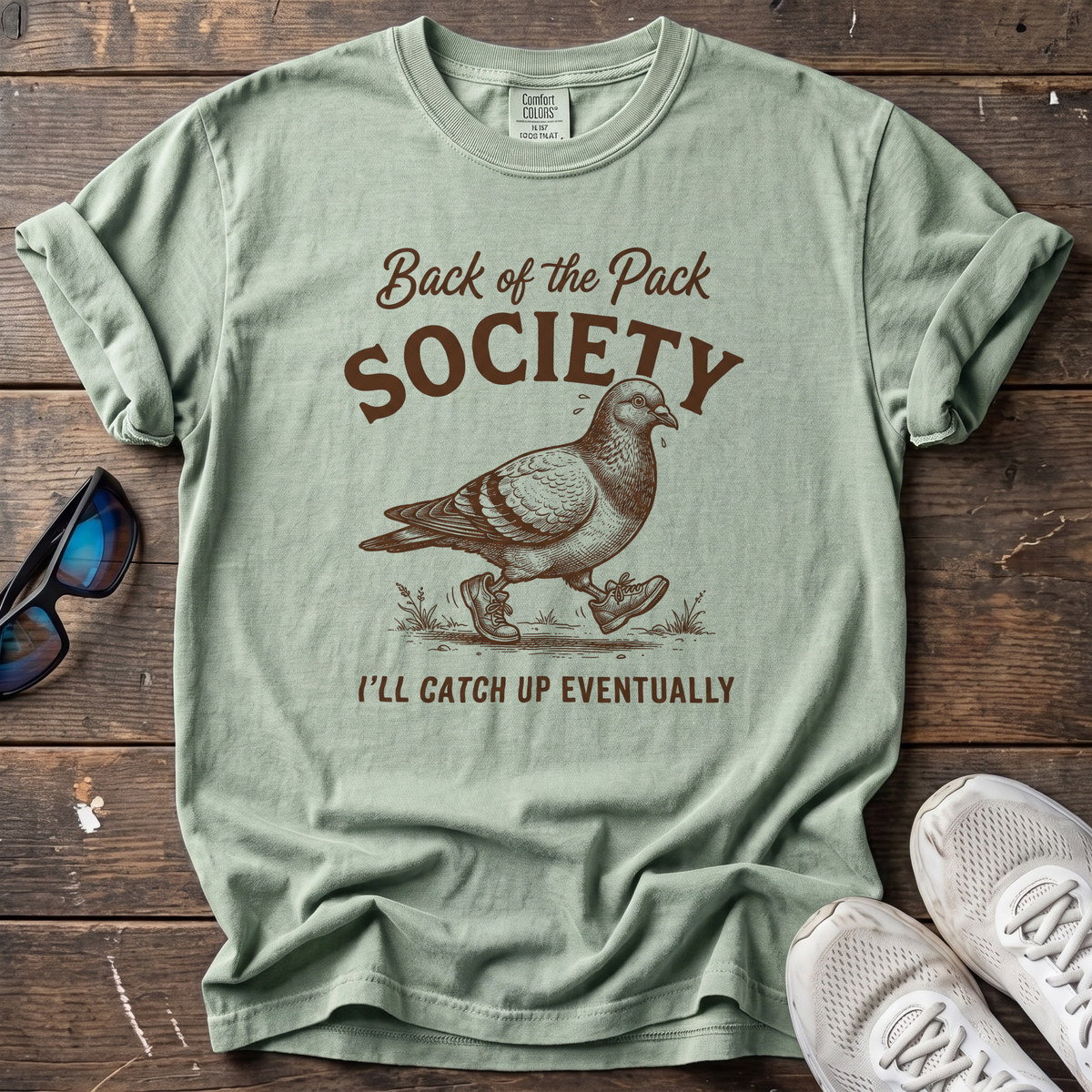 Back of the Pack Society Tee — Bay