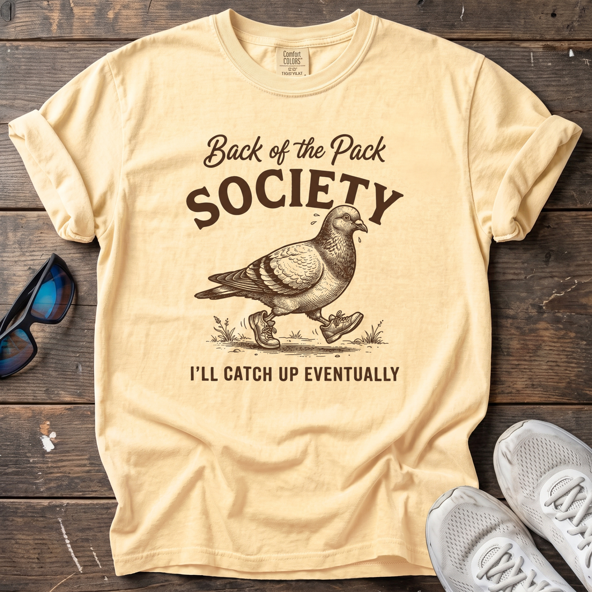 Back of the Pack Society Tee — Butter