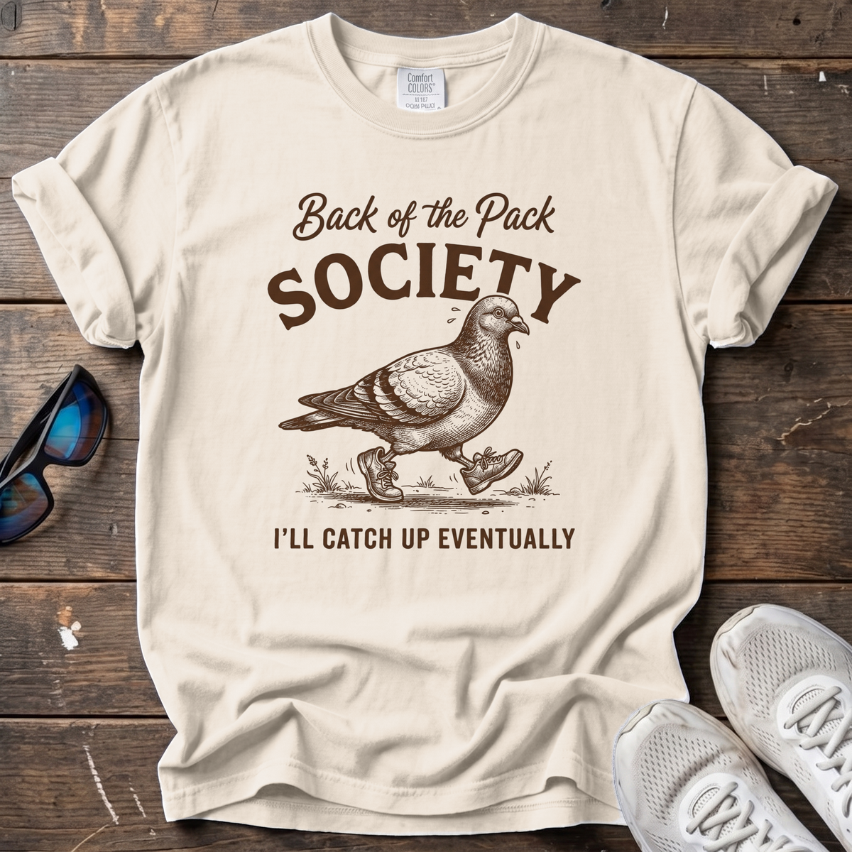 Back of the Pack Society Tee — Ivory