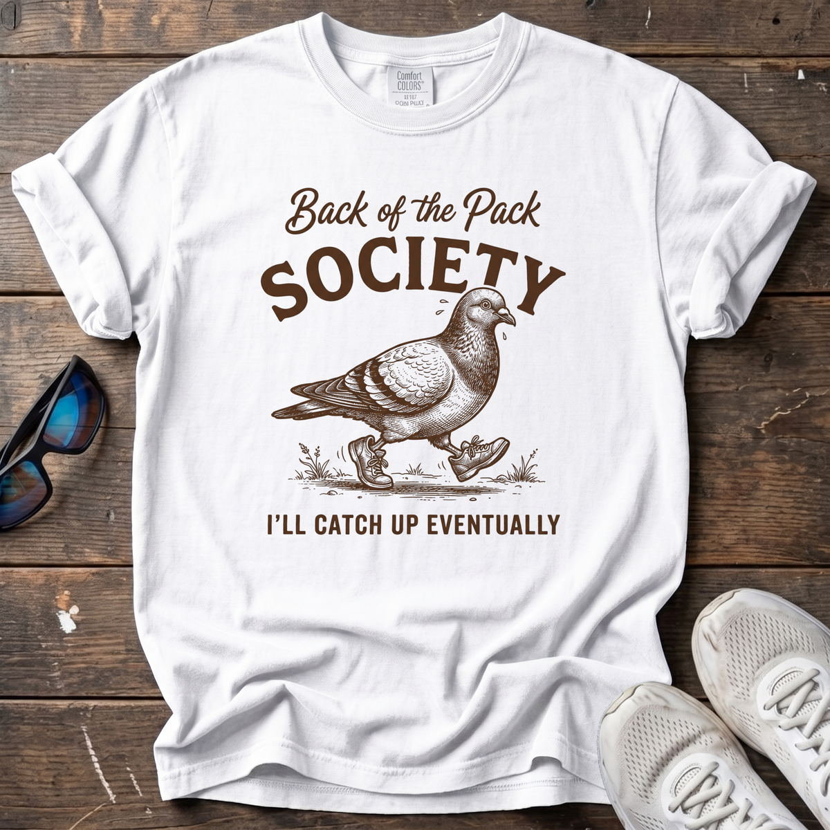 Back of the Pack Society Tee — White