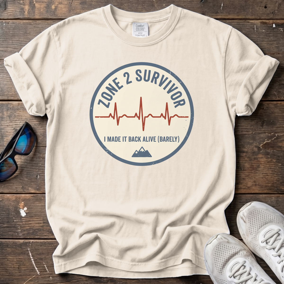 Zone 2 Survivor Pulse Tee — Ivory