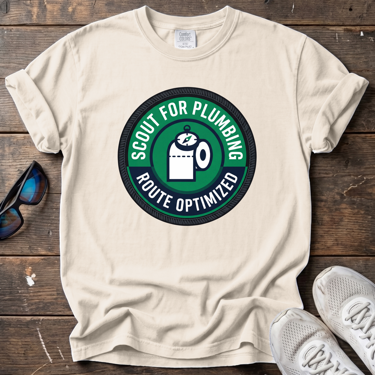 Plumbing Route Optimized Tee — Ivory
