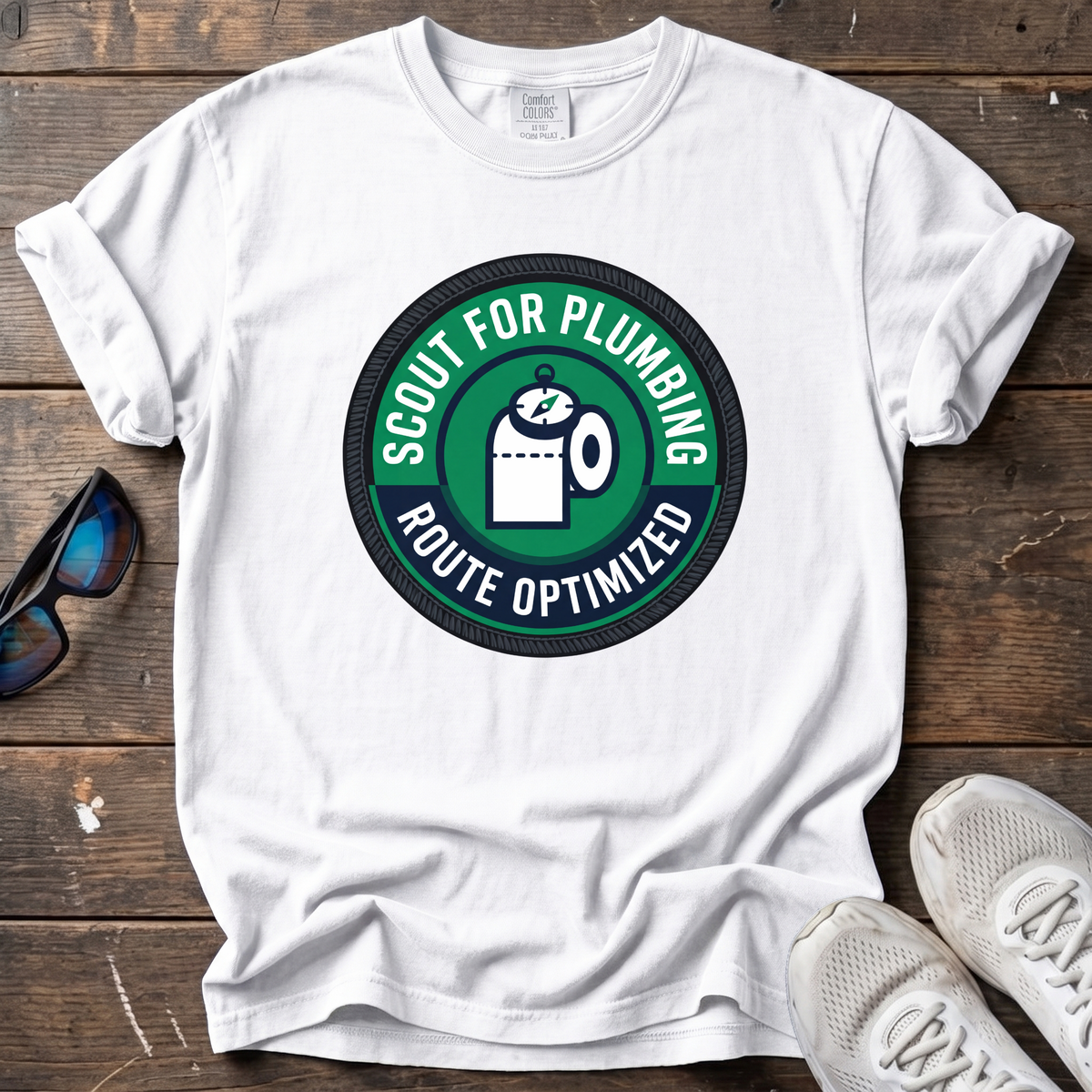 Plumbing Route Optimized Tee — White