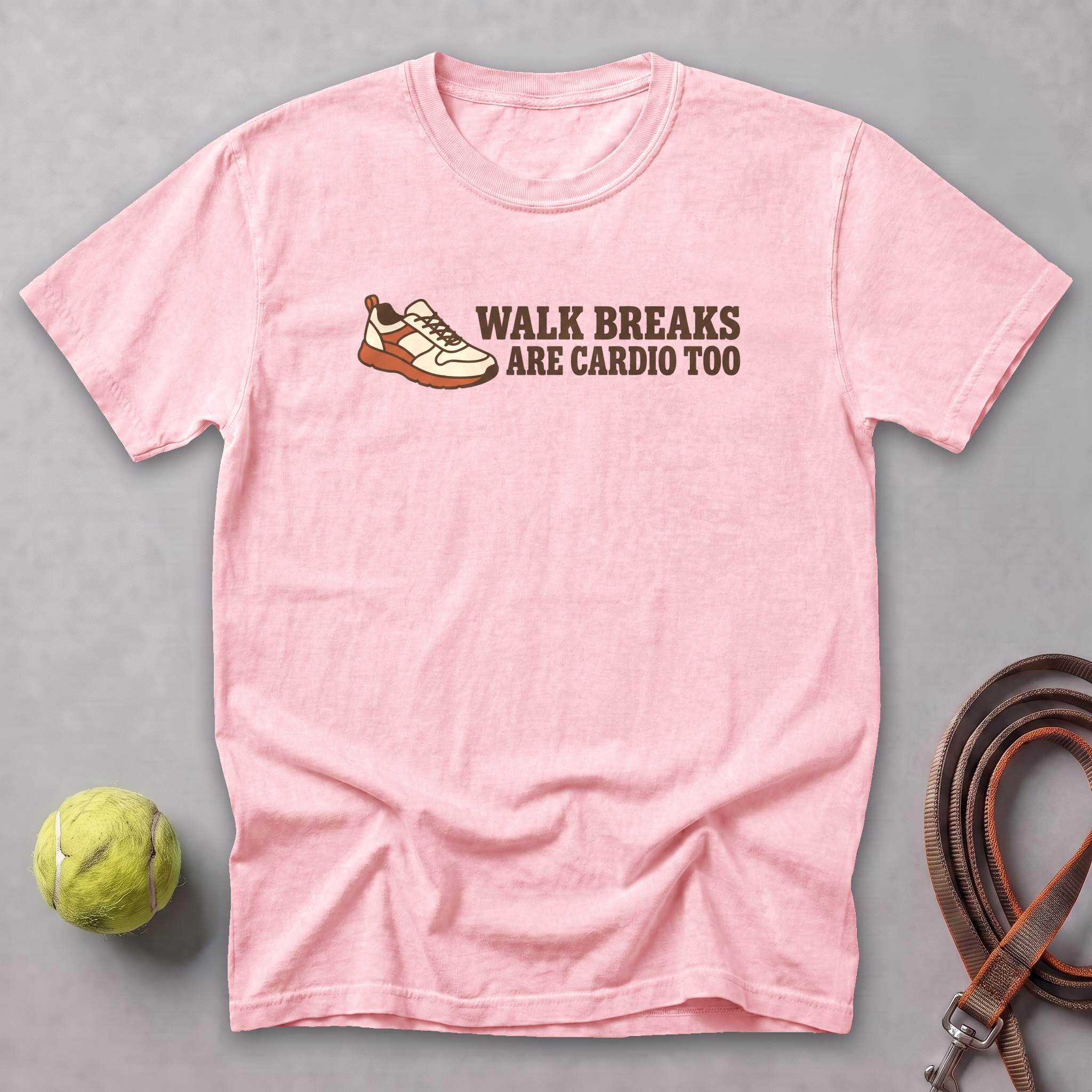 Walk Breaks Are Cardio Tee — Blossom