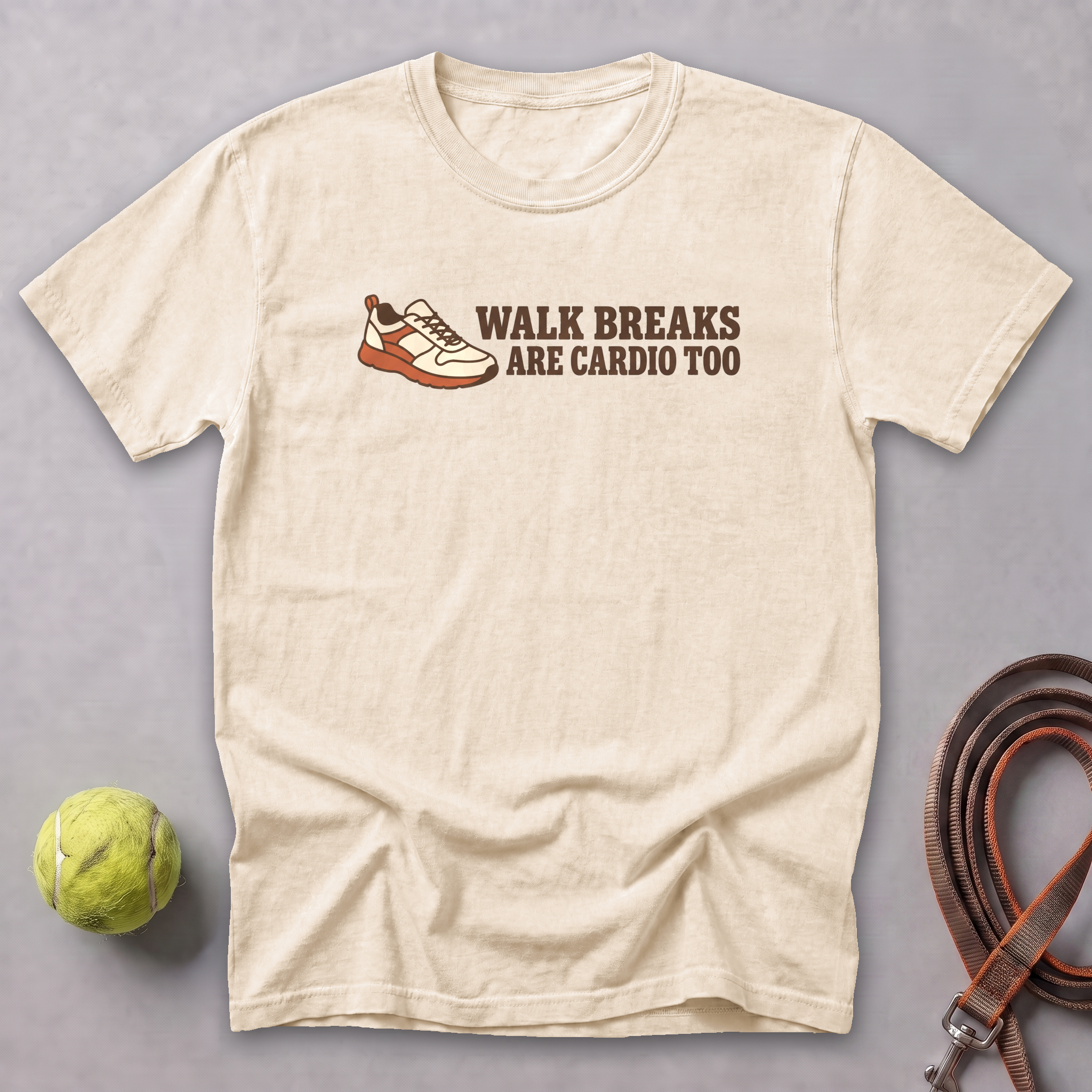 Walk Breaks Are Cardio Tee — Ivory