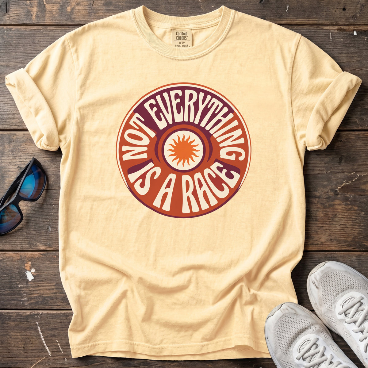 Not Everything Is a Race Tee — Butter