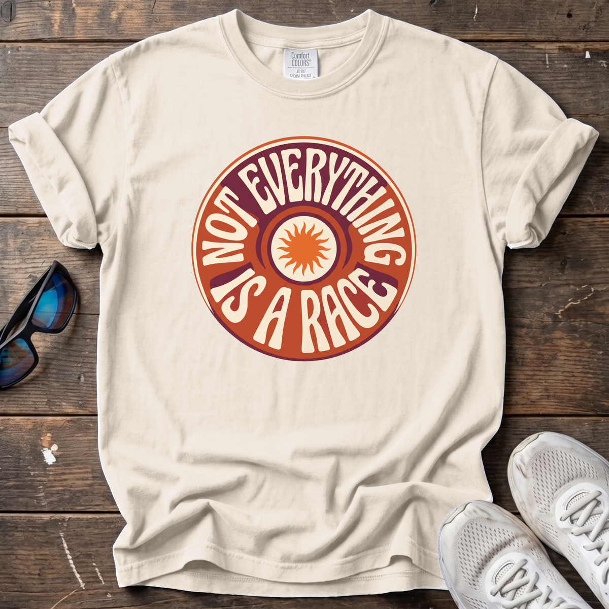 Not Everything Is a Race Tee — Ivory