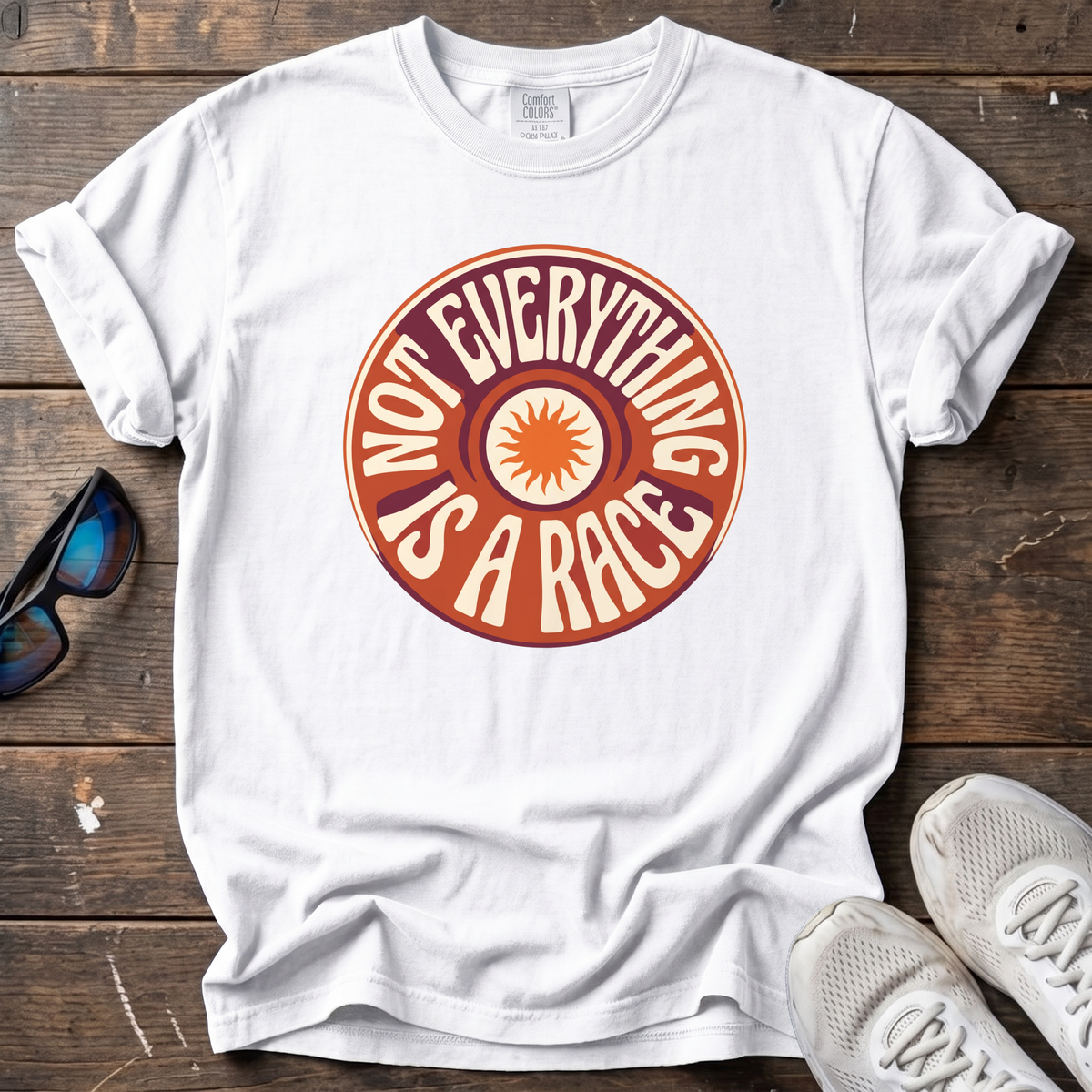 Not Everything Is a Race Tee — White