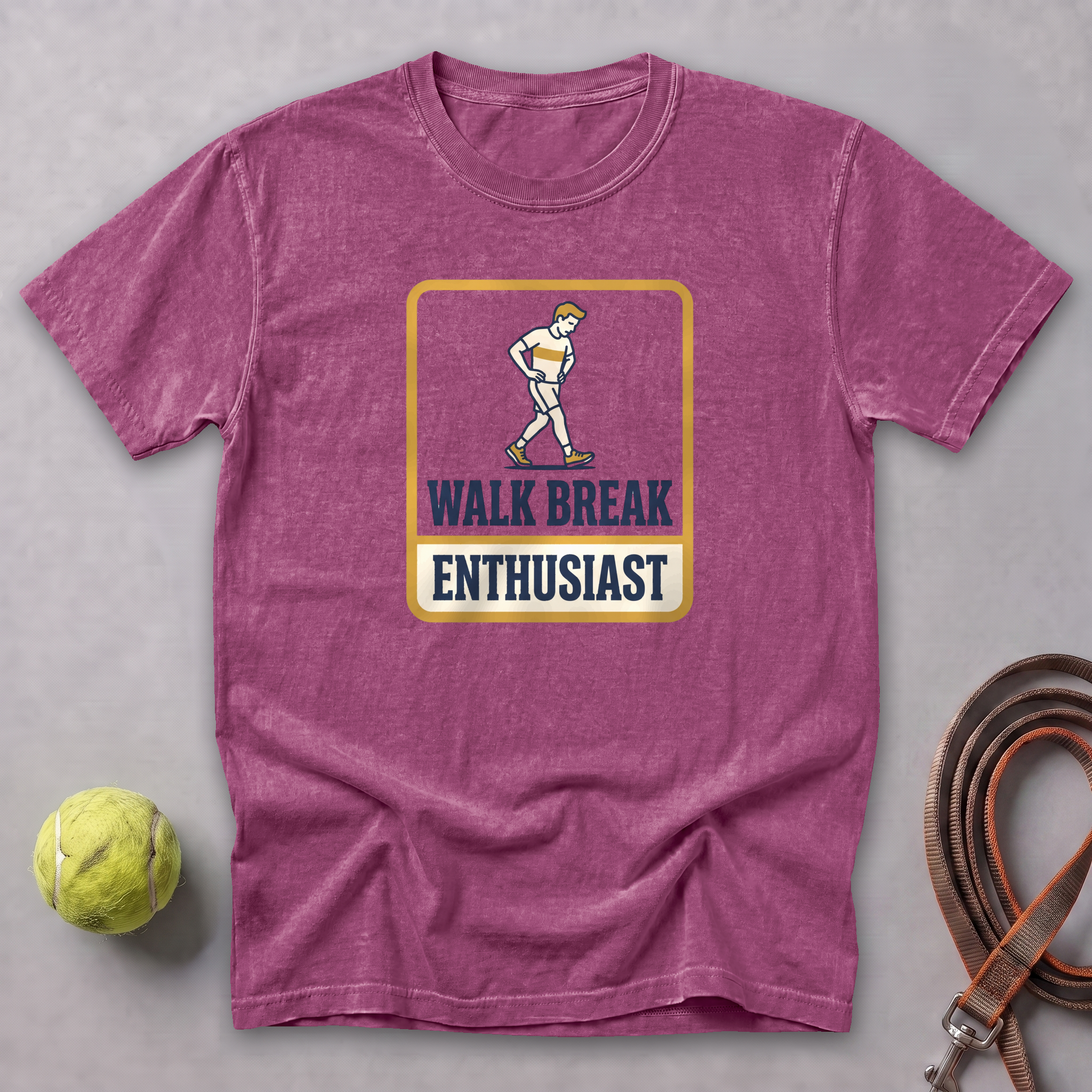 Walk Break Enthusiast Tee — Berry