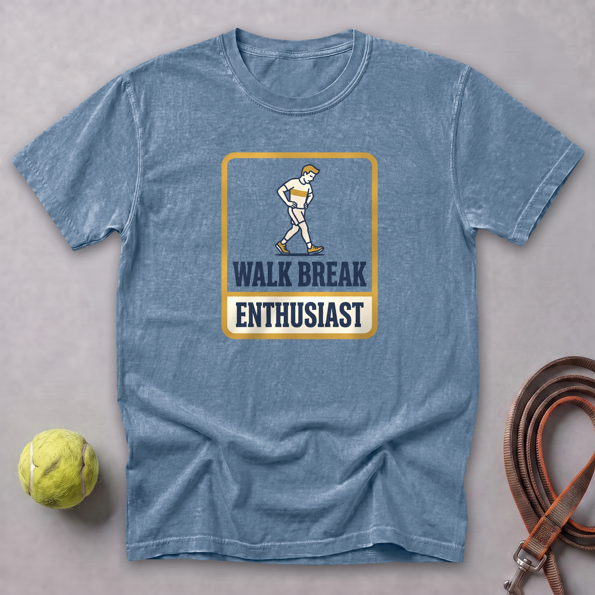Walk Break Enthusiast Tee — Blue Jean
