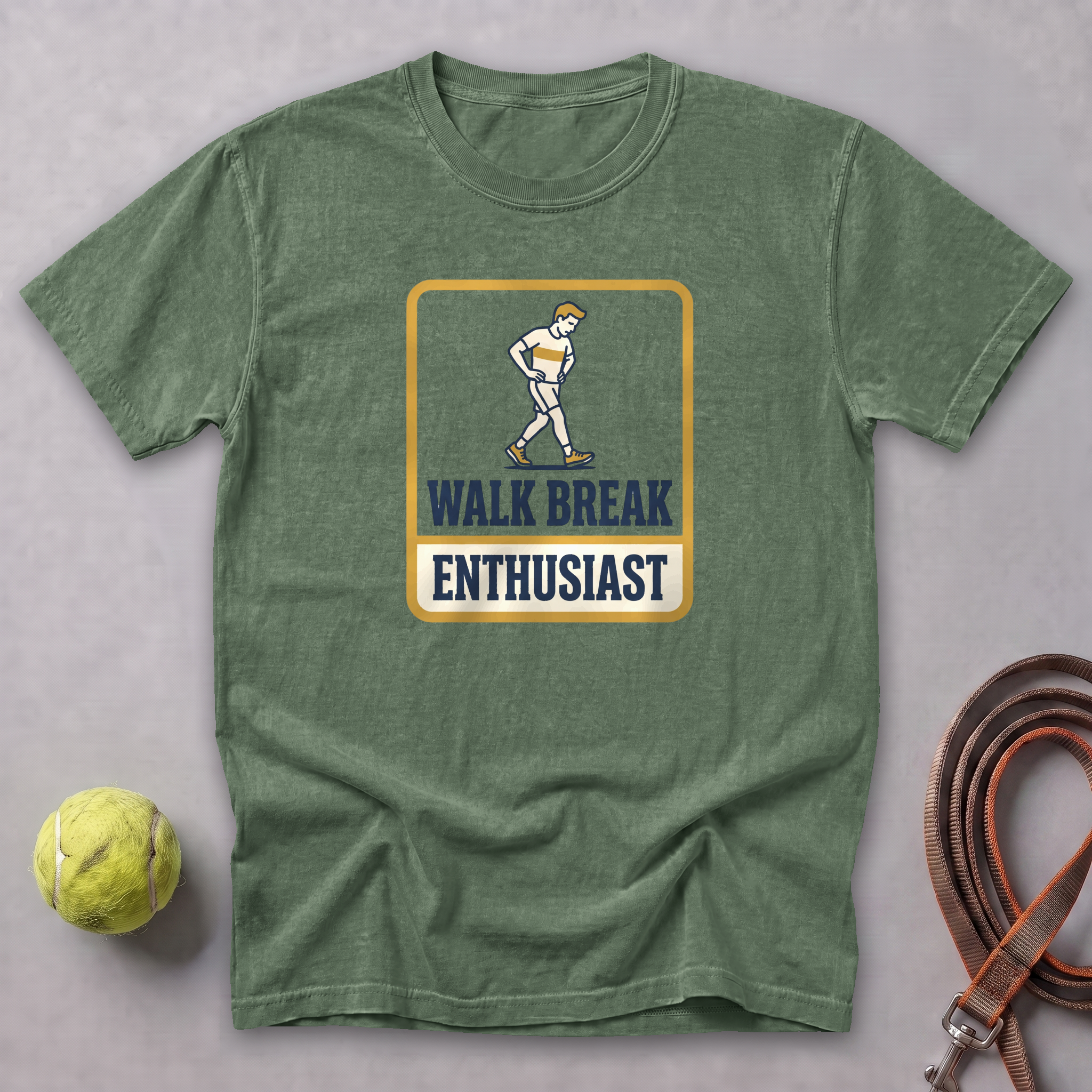 Walk Break Enthusiast Tee — Moss