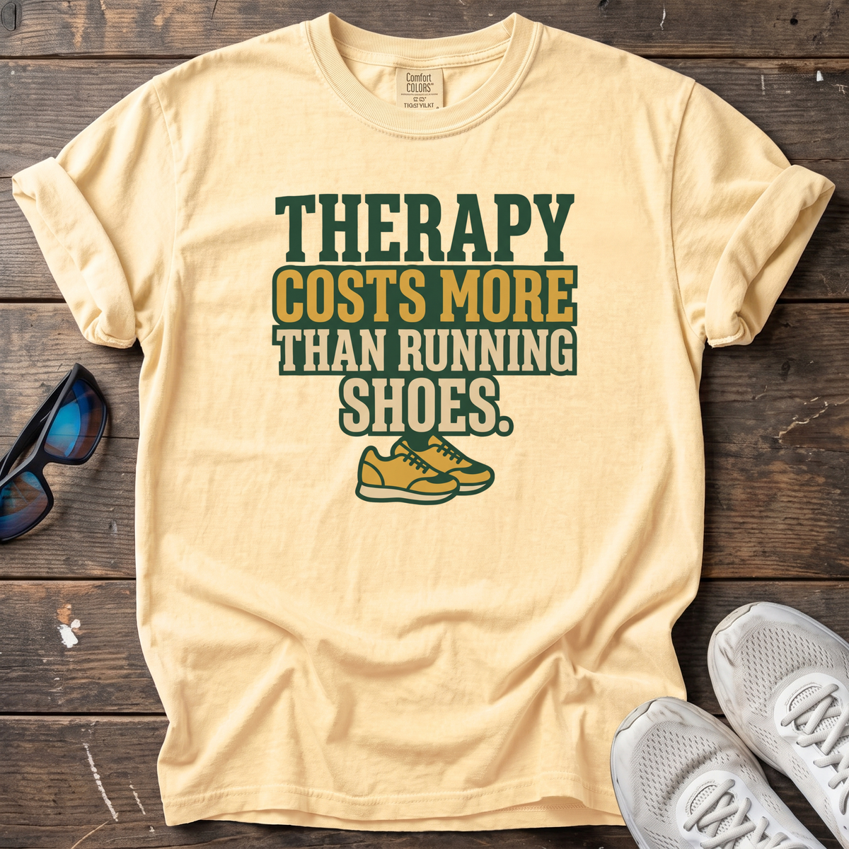 Therapy Costs More Tee — Butter