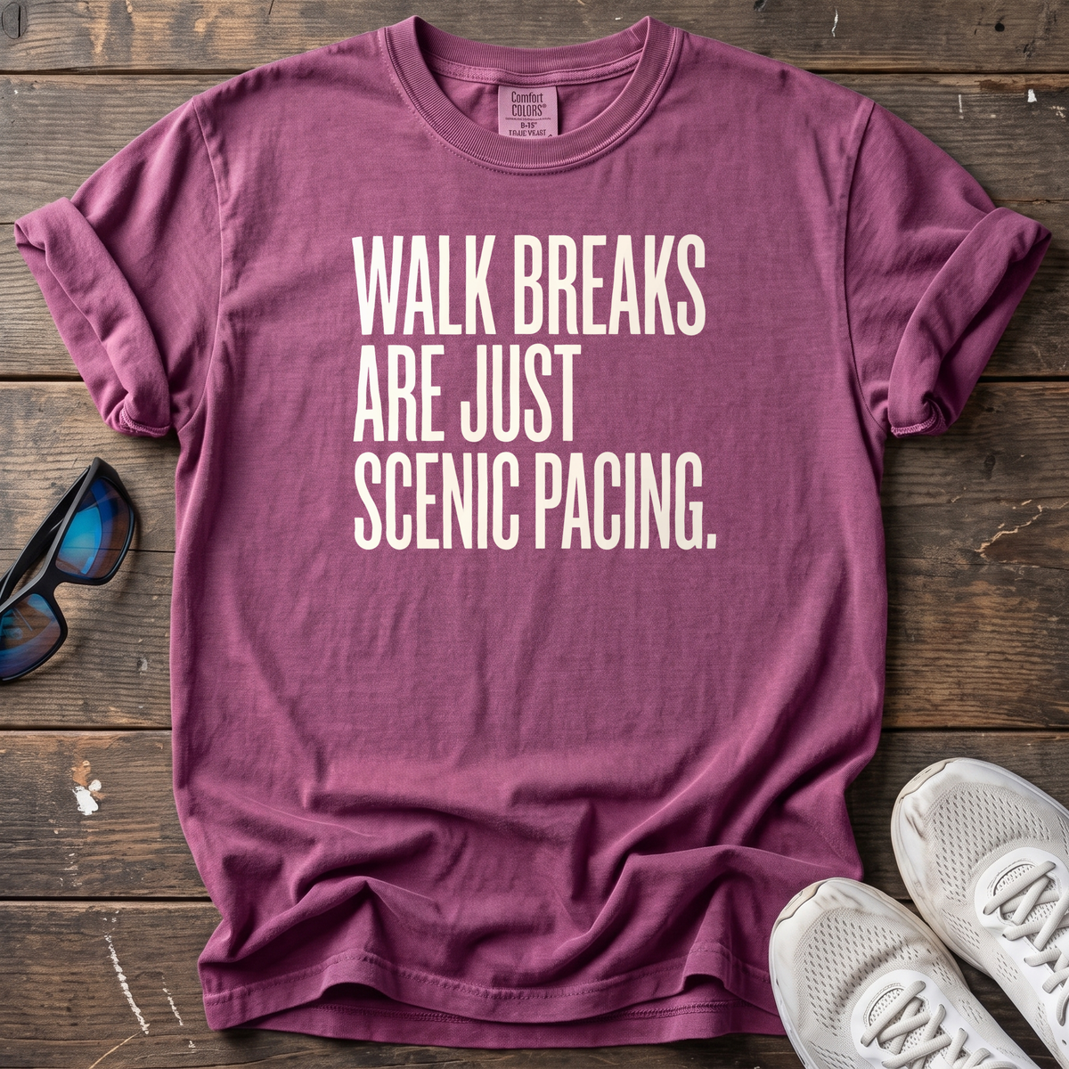 Scenic Pacing Tee — Berry