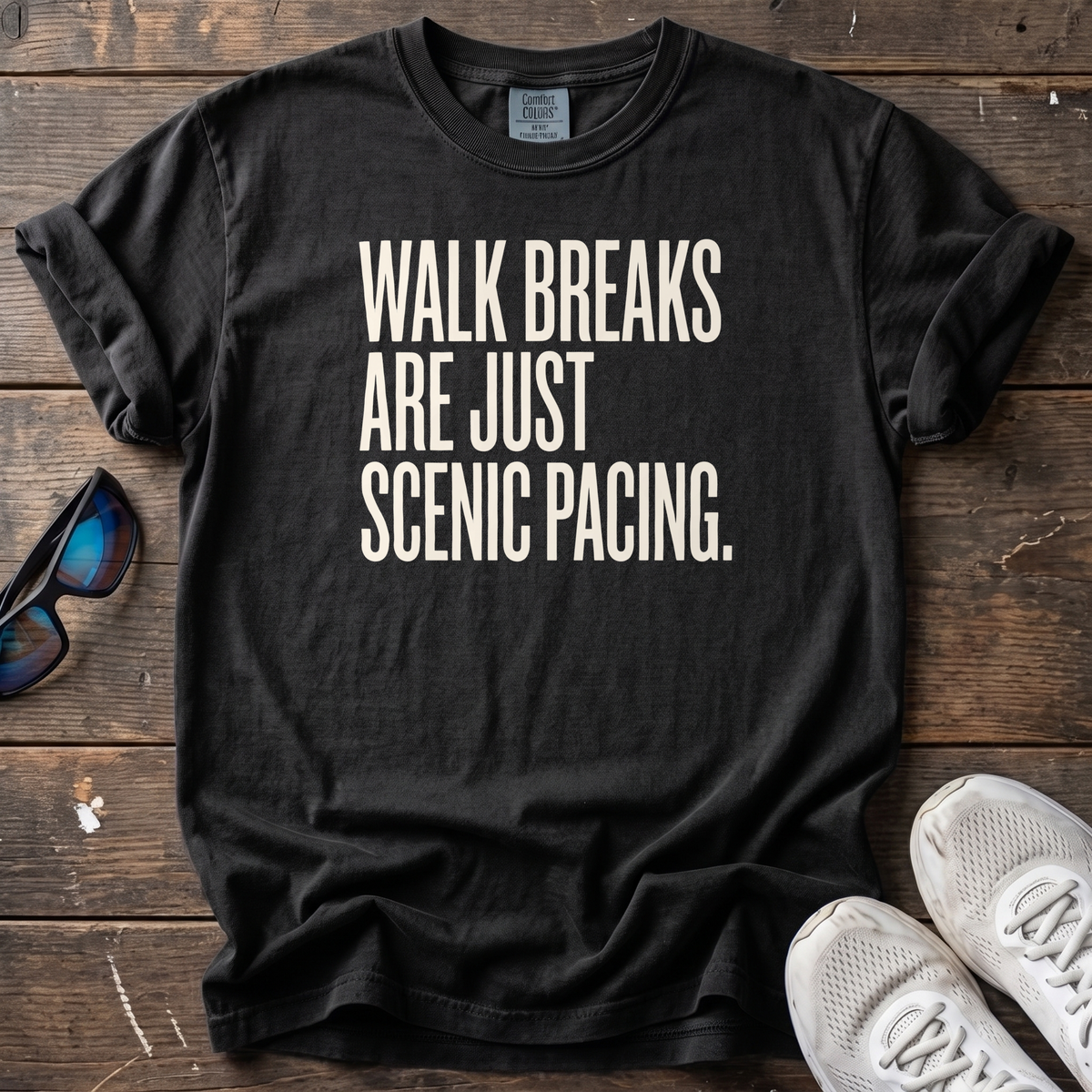 Scenic Pacing Tee — Black