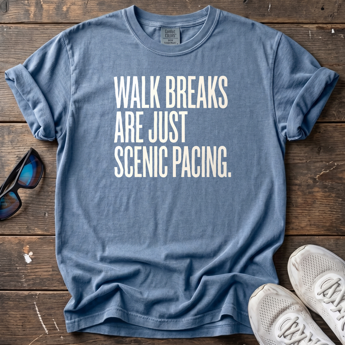Scenic Pacing Tee — Blue Jean