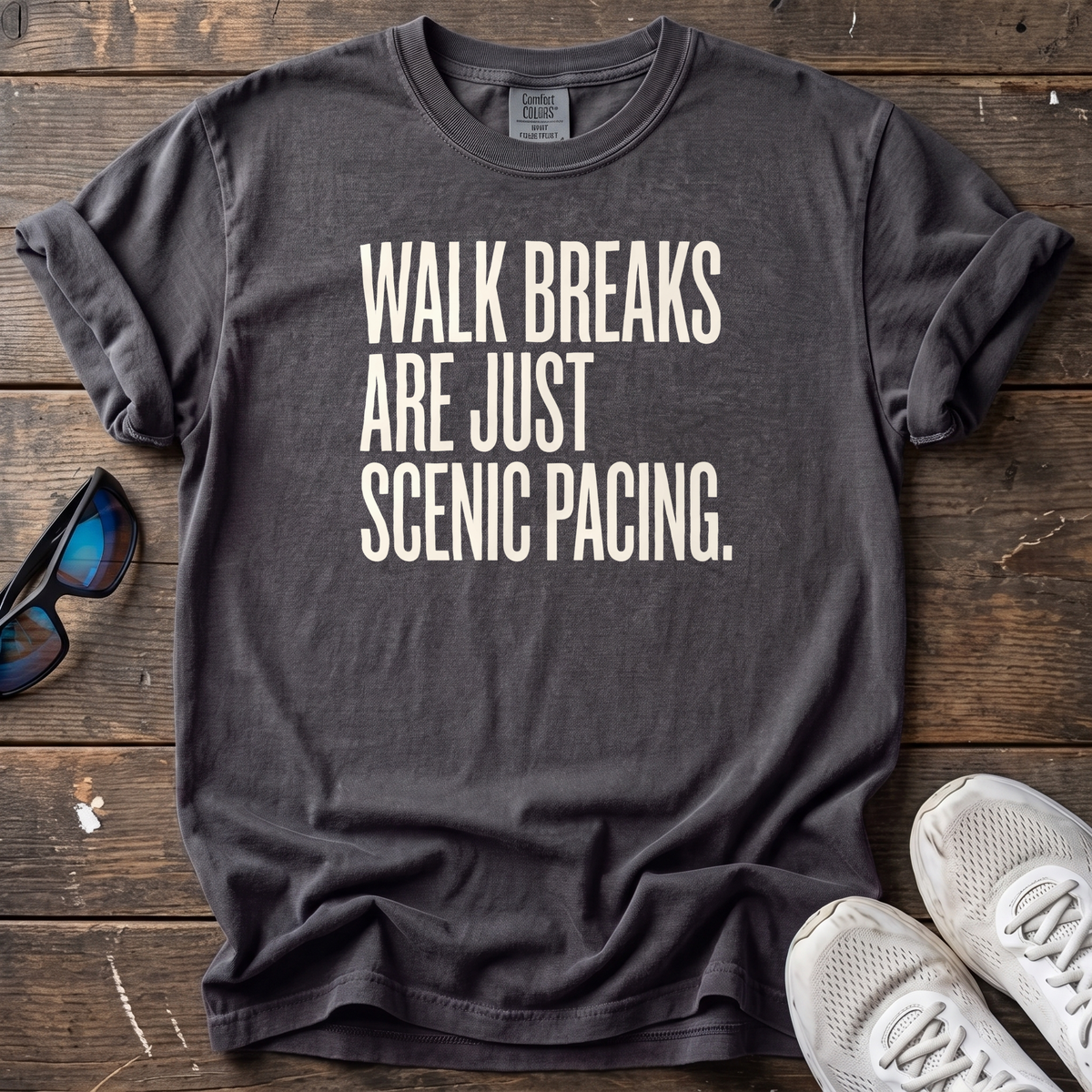 Scenic Pacing Tee — Graphite