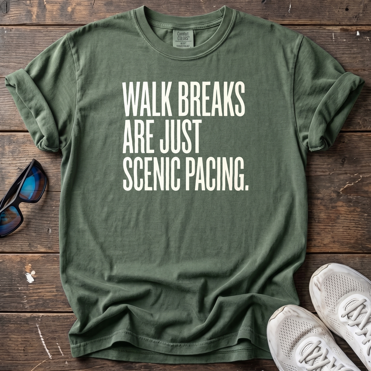 Scenic Pacing Tee — Moss