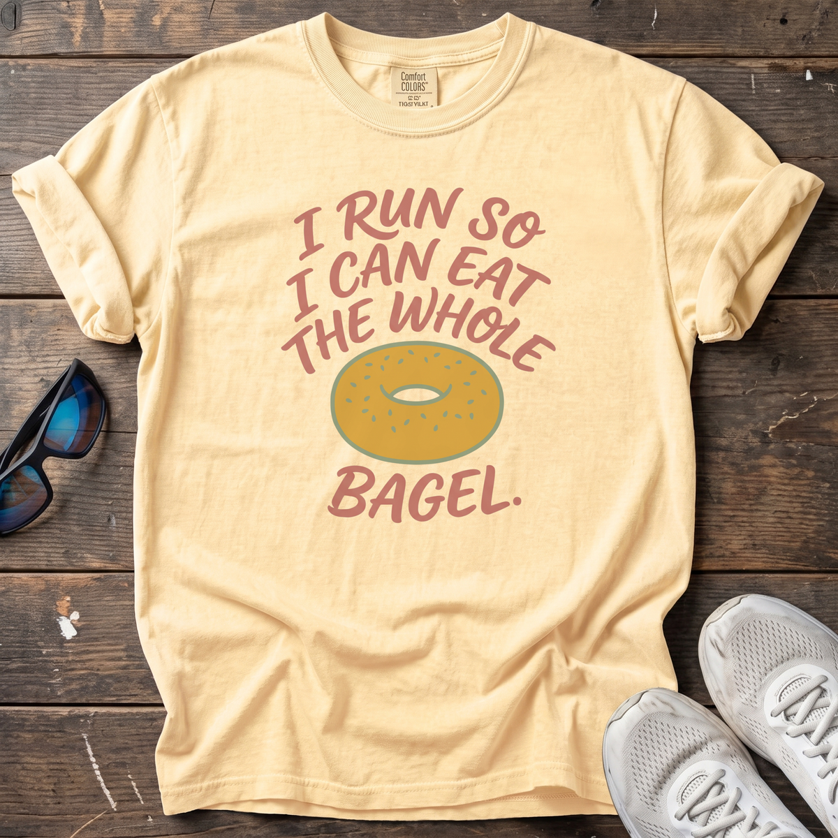 The Whole Bagel Tee — Butter
