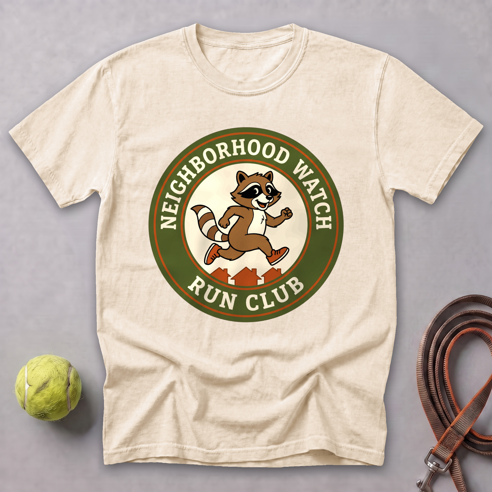 Neighborhood Watch Run Club Tee — Ivory