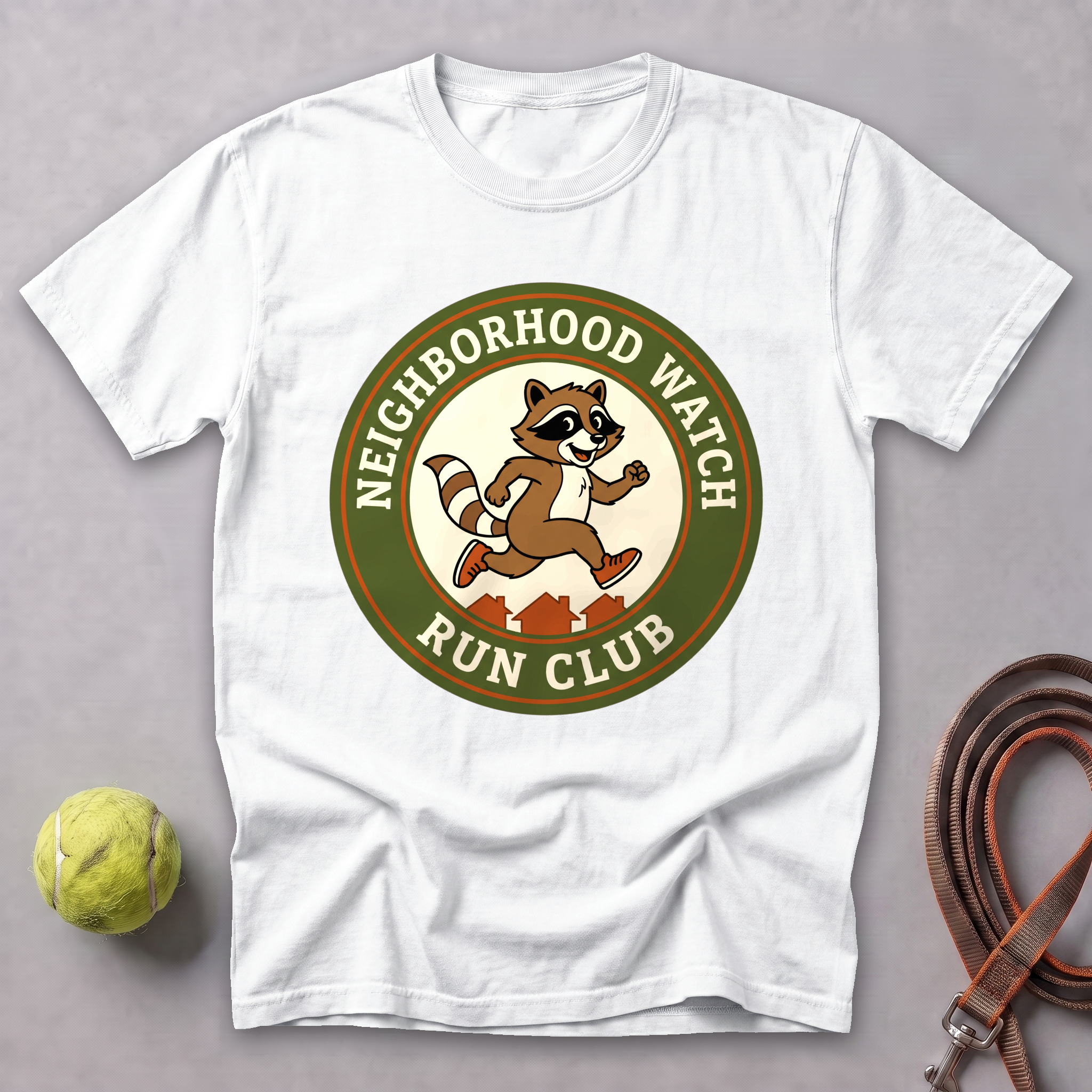 Neighborhood Watch Run Club Tee — White