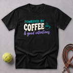 Coffee & Good Intentions Tee — Black