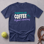 Coffee & Good Intentions Tee — True Navy