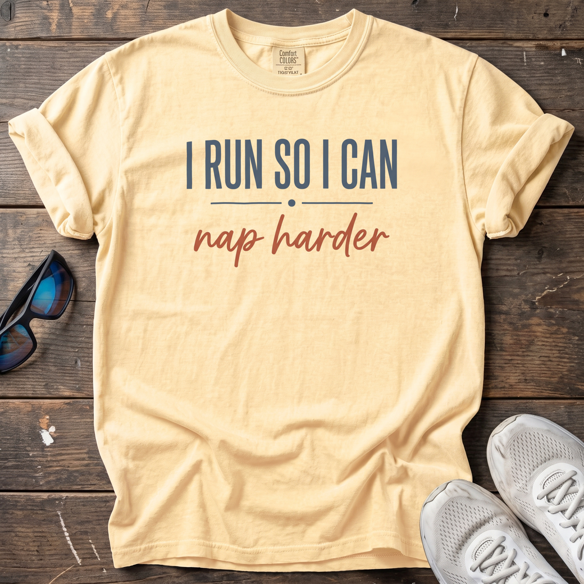 Nap Harder Tee — Butter