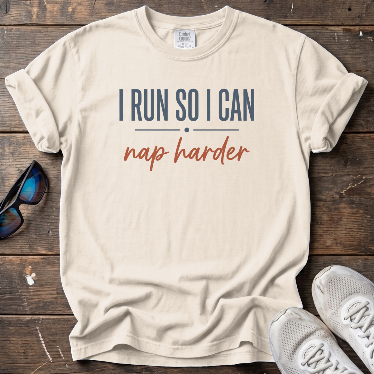 Nap Harder Tee — Ivory