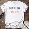 Nap Harder Tee — White