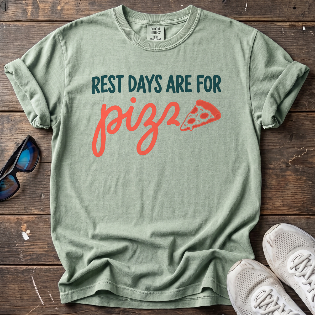 Rest Days Are For Pizza Tee — Bay