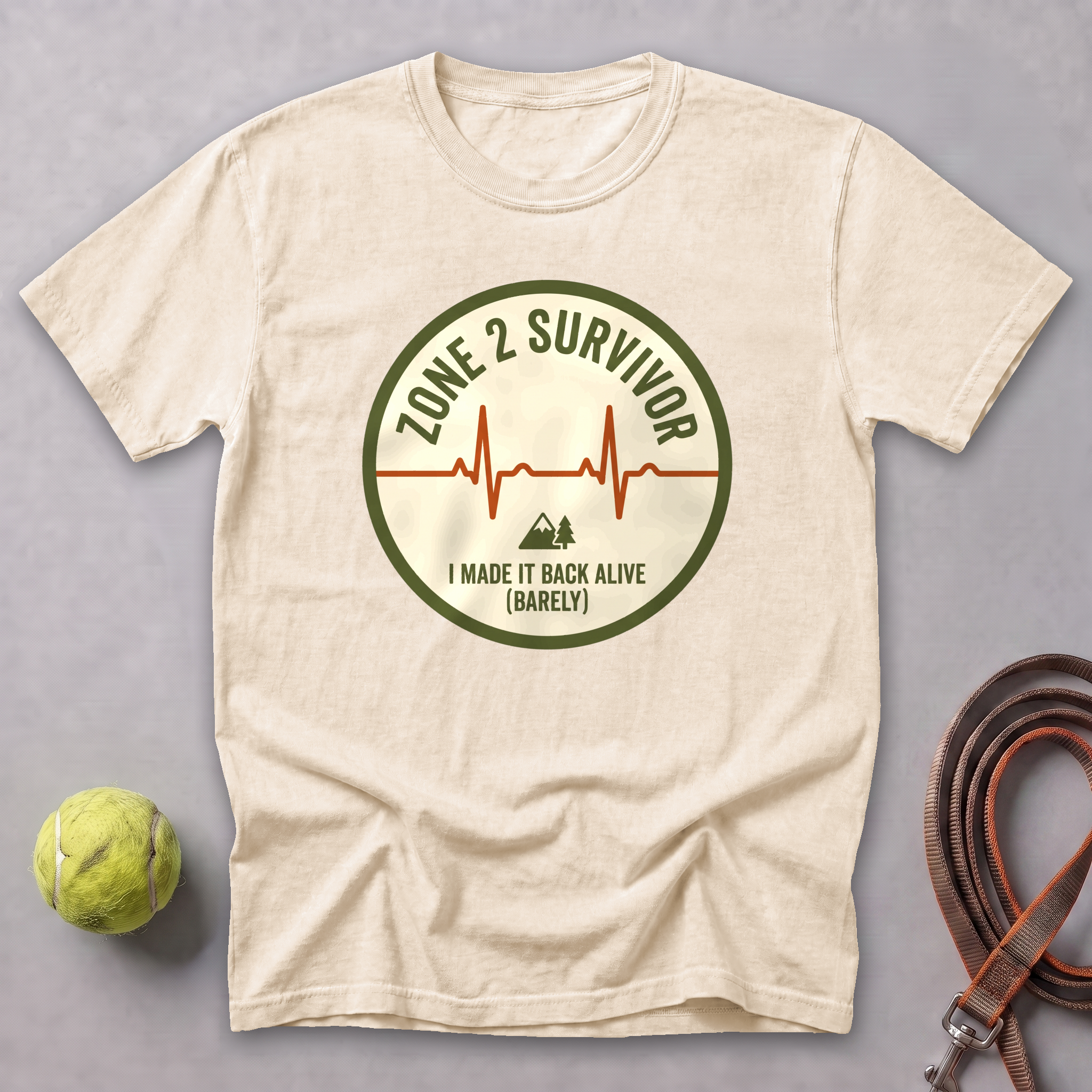 Zone 2 Survivor Tee — Ivory