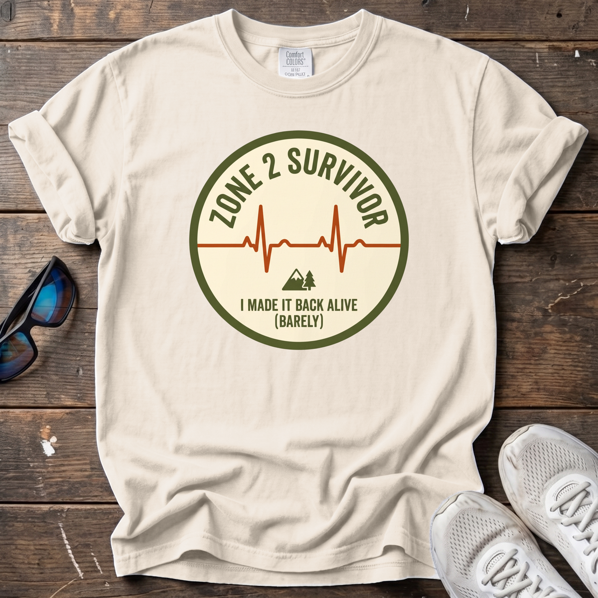 Zone 2 Survivor Summit Tee — Ivory