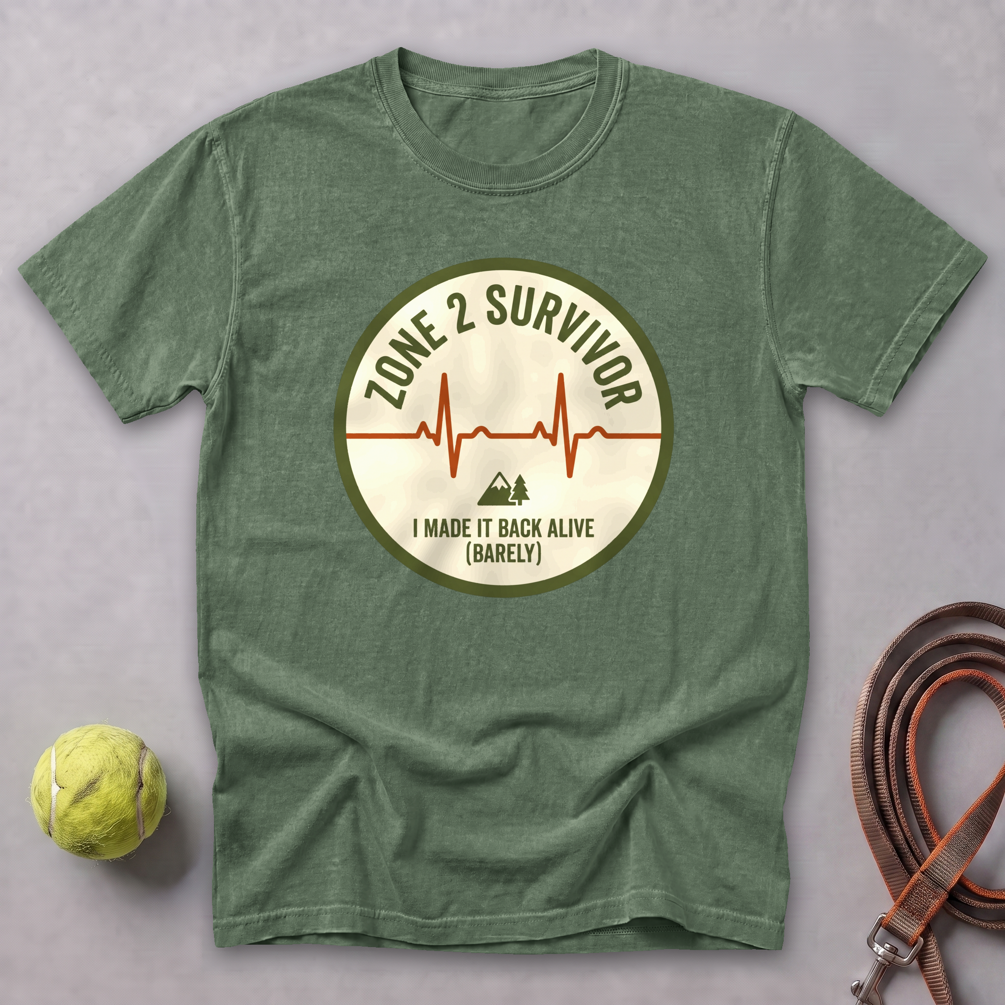 Zone 2 Survivor Tee — Moss
