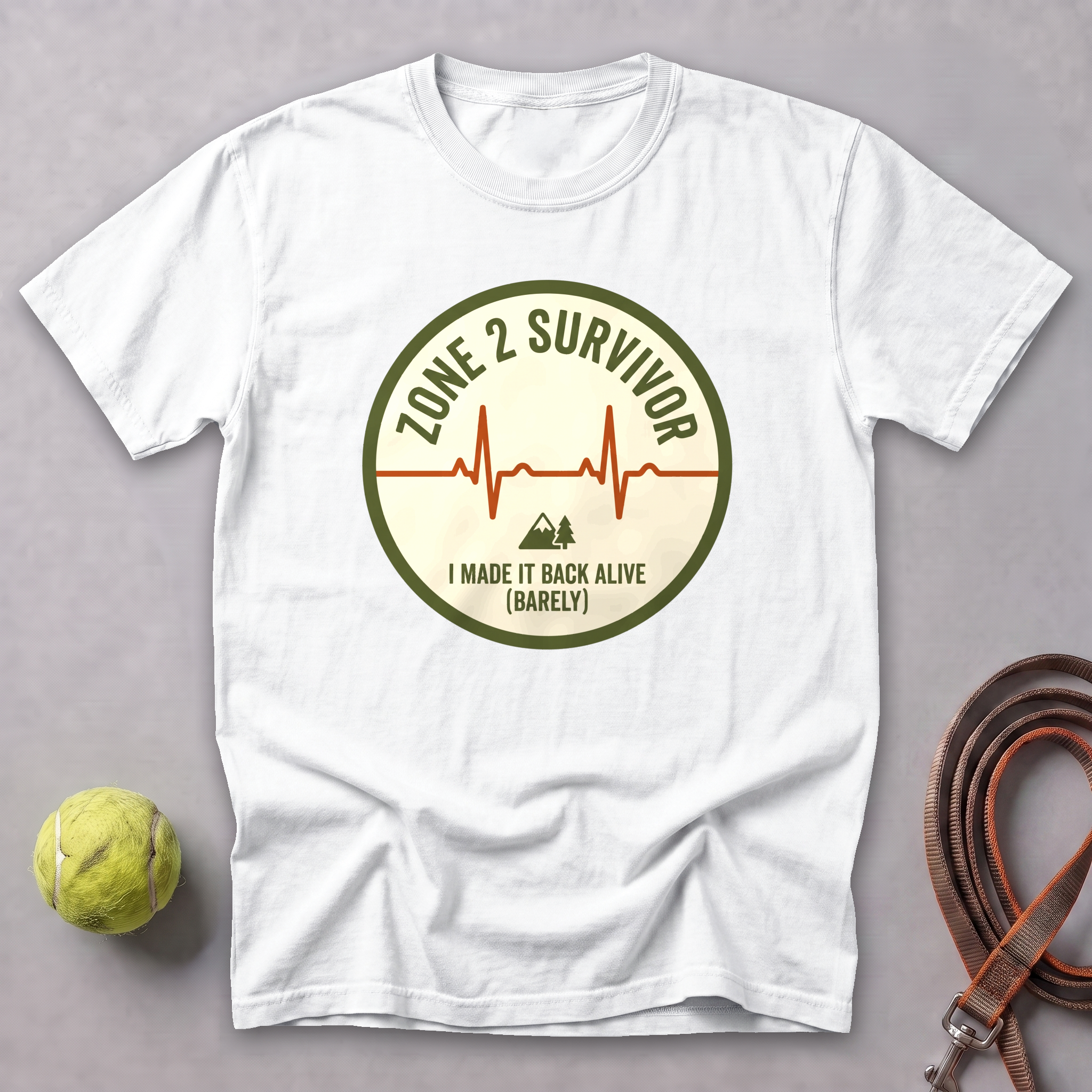 Zone 2 Survivor Tee — White