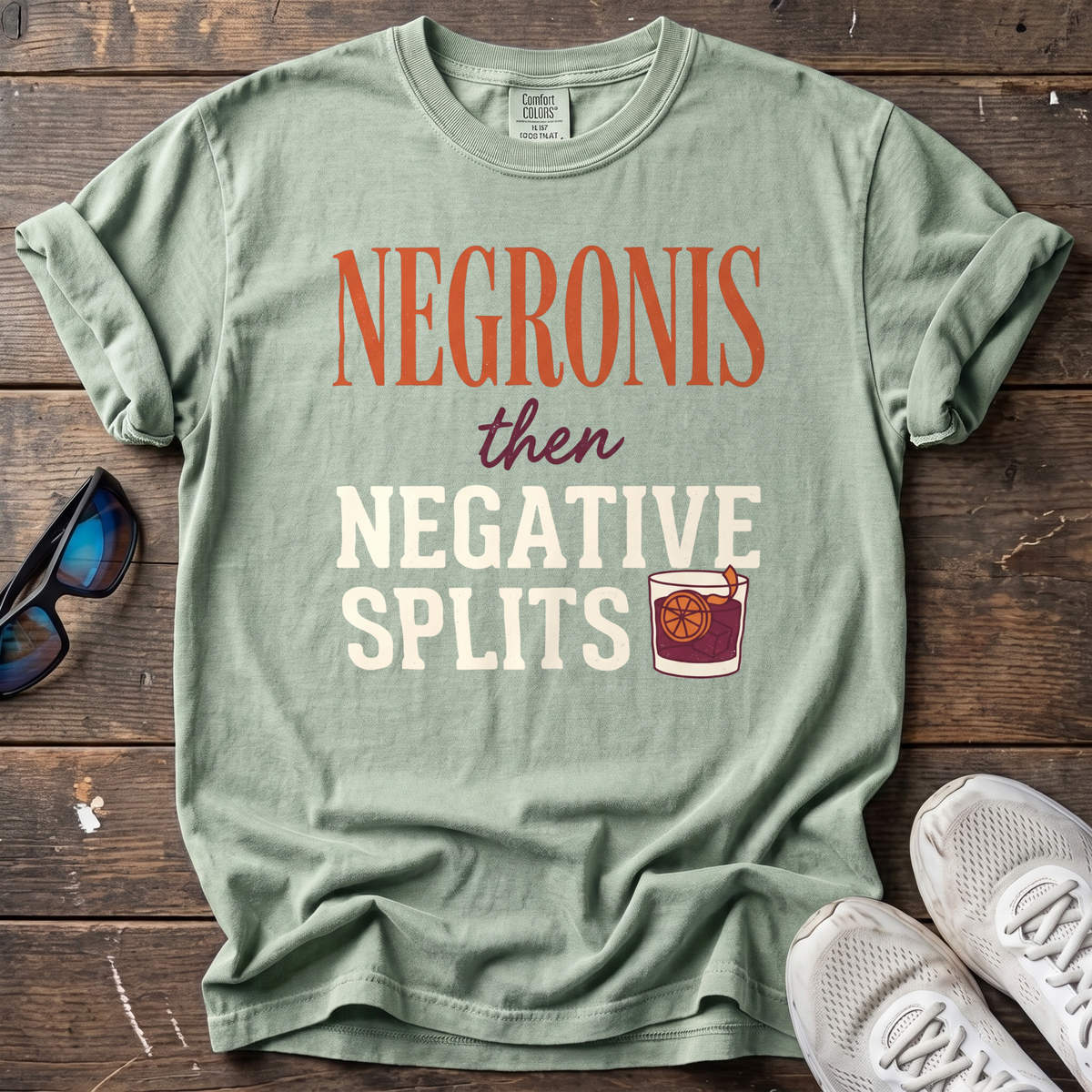 Negronis and Negative Splits Tee — Bay