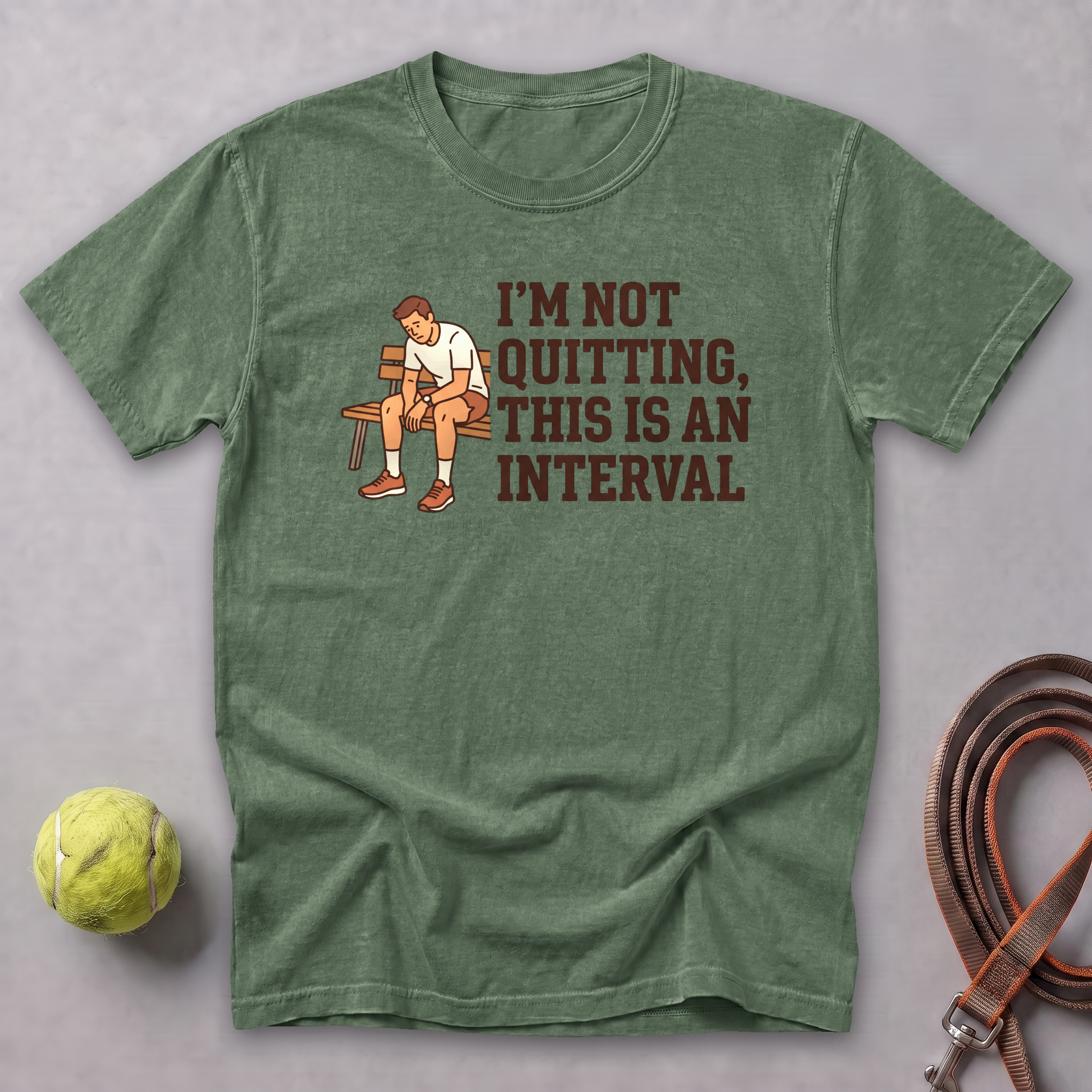 Walk Breaks Are Cardio Tee (iteration) — Moss