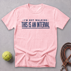 Walk Breaks Are Cardio Text Tee Tee — Blossom