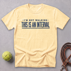 Walk Breaks Are Cardio Text Tee Tee — Butter