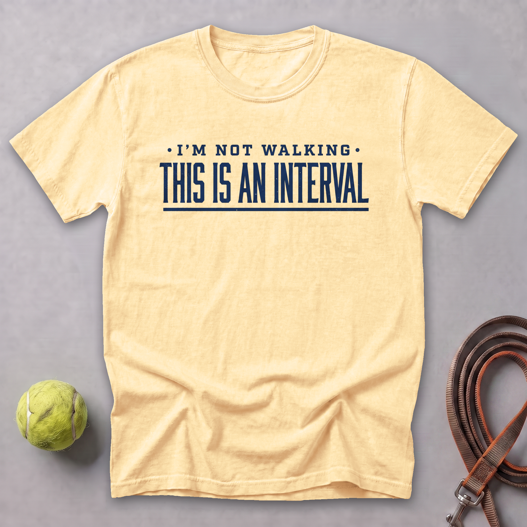 Walk Breaks Are Cardio Text Tee Tee — Butter