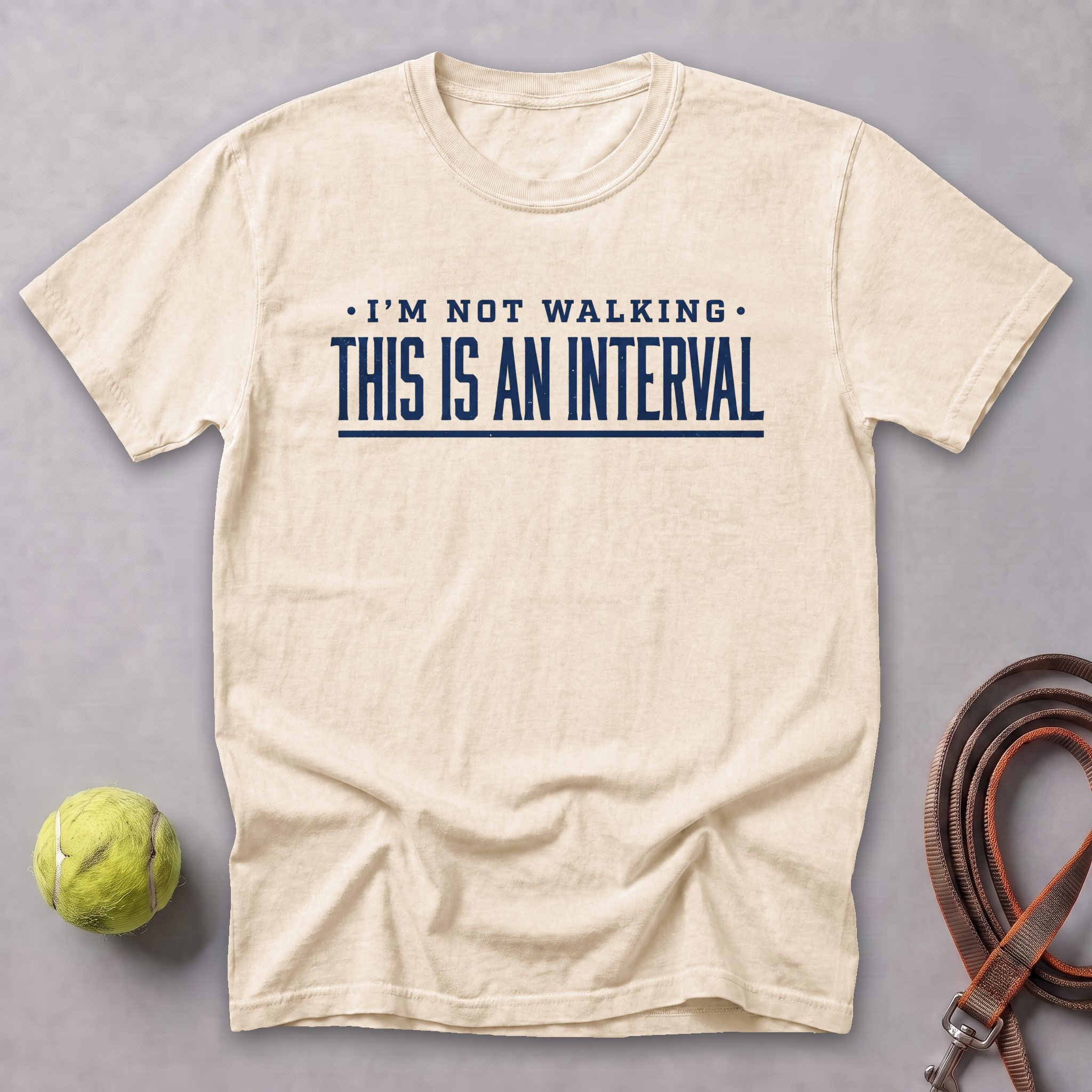 Walk Breaks Are Cardio Text Tee Tee — Ivory