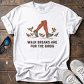 Walk Breaks Birds Tee — White