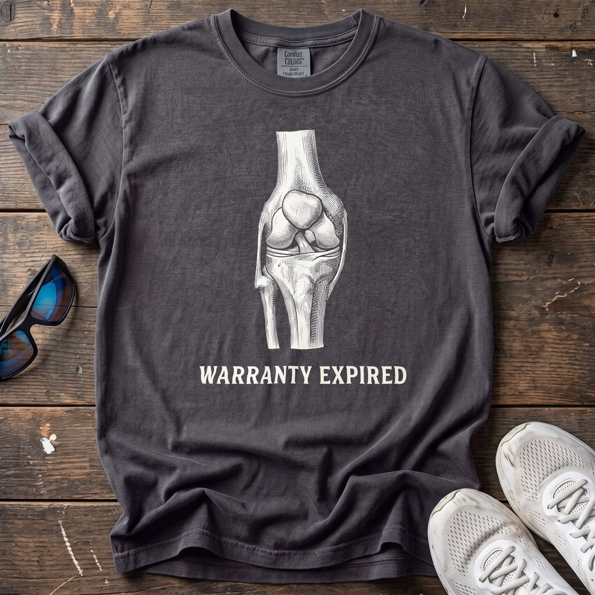 Warranty Expired Tee — Graphite